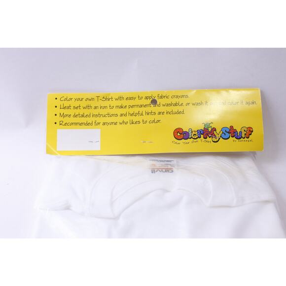 Color My Stuff by Sansegal, T-shirt with Pentel FabricFun Pastel Dye Sticks - Picture 2 of 2